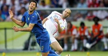 Zidane y Materazzi, irreconciliables...