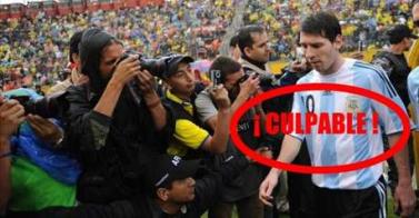 Clasificación Mundial 2010: Argentina ya no quiere a... !Leo Messi!